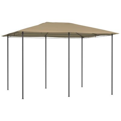 vidaXL Altánok 3x4x2,6 m sivohnedý 160 g/m²