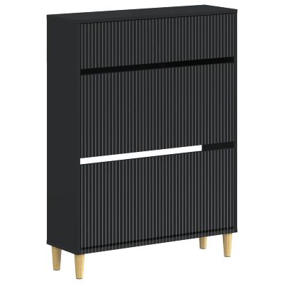 vidaXL Skriňa na topánky ARNHEM 78 x 24 x 103 cm Kompozitné drevo