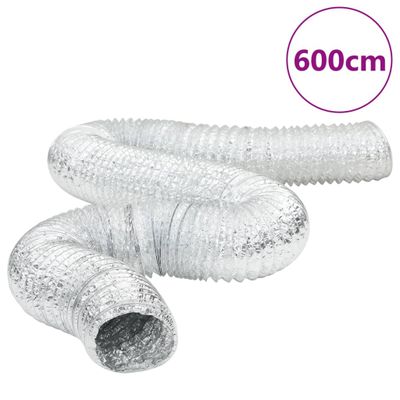 vidaXL Ventilačné potrubie hliníkové 6 m Ø20 cm