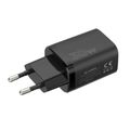 Nabíjačka do siete MX CARBON 30W PD+QC USB-A+C čierna