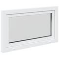 vidaXL Otočné a sklopné okno do suterénu RISOR 100 x 60 cm PVC a sklo