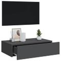 vidaXL TV skrinka s LED svietidlami šedá 60x35x15,5 cm