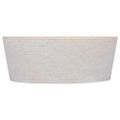 vidaXL Umývadlo krémové Ø40x15 cm mramor