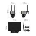Kamera EMOS IP-6100G HAWK /H4168/ GoSmart vonkajšia batériová kamera s 4G LTE a solárnym panelom