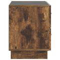 vidaXL Nočný stolík Dymový dub 62 x 34,5 x 44,5 cm Kompozitné drevo