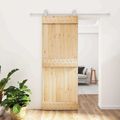vidaXL Posuvné dvere 80 x 210 cm Masívne borovicové drevo (neupravené)