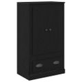 vidaXL Highboard Čierny dub 60 x 35,5 x 103,5 cm Kompozitné drevo