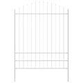 vidaXL Záhradný plot WOERDEN 5 ks 170 x 225 cm Biela