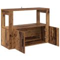 vidaXL Servírovacia skriňa Staré drevo 80 x 30 x 60 cm