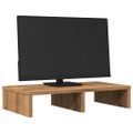 vidaXL Stojan na monitor dub artisian 50x27x10 cm kompozitné drevo