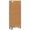 vidaXL Highboard 2 ks Remeselný dub 69,5 x 34 x 180 cm
