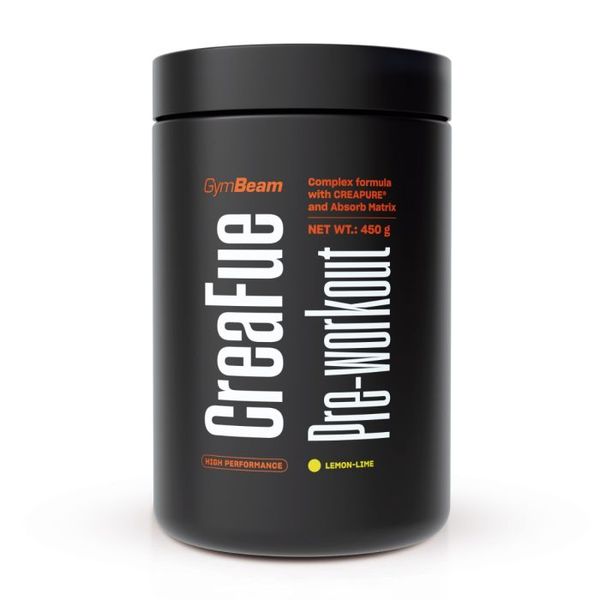CreaFue Pre-workout - GymBeam, citrón limetka