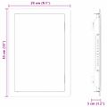 vidaXL Access Panel Biela 33 x 23 x 3 cm Oceľ