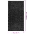 vidaXL Koberec ZIZUR 80x150 cm, jutový vzhľad, interiér a exteriér
