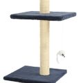 vidaXL Škrabadlo pre mačky so sisalovými stĺpikmi 260 cm, tmavomodré