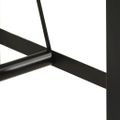 vidaXL Barový stôl 110x55x107 cm masívne recyklované drevo a železo