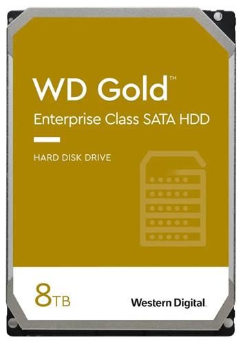 HDD 8TB WD8005FRYZ Gold 256MB SATAIII 7200rpm Pevný disk, interný, 8TB, SATA III, 3,5", 7200 rpm, 256MB