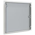 vidaXL Access Panel Biela 43 x 43 x 3 cm Oceľ