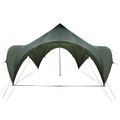 vidaXL Párty stan 400 x 400 x 320 cm Armádna zelená Polyester a oceľ
