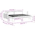 vidaXL Rozkladacia denná posteľ s matracmi tmavozelená 80x200 cm zamat