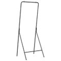 vidaXL Vešiak na oblečenie Čierna 60 x 53 x 155 cm Oceľ