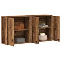 vidaXL Servírovacia skriňa 2 ks Staré drevo 79 x 38 x 80 cm