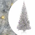 vidaXL Vianočný stromček Strieborná 240 cm PET
