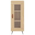 vidaXL Vysoká skrinka dub sonoma 34,5x34x180 cm spracované drevo