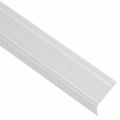 vidaXL Schodové lišty v tvare L 15 ks, hliník 100 cm, strieborné