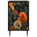 vidaXL Nočný stolík ZAANDAM 2 ks Čierny dub 36 x 33 x 61 cm