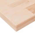 vidaXL Polica 40x20x2,5 cm neošetrený dubový masív