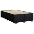 vidaXL Posteľ boxspring s matracom Čierna 120 x 190 cm Látka