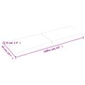 vidaXL Stolová doska svetlohnedá 160x50x(2-6)cm ošetrený masív hrany