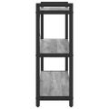 vidaXL Regál na knihy 80 x 30 x 85 cm Kompozitné drevo Sivý dub sonoma