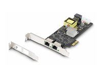 Startech 2-Port 2.5Gbps PoE Network Card, Intel I225-V, 802.3af/at - Sieťový adaptér - PCIe 2.0 x2 - 10M/100M/1G/2.5 Gigabit Ethernet x 2 - čierna