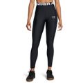 Dámske legíny HeatGear Rib Legging Black - Under Armour, veľkosť L, veľkosť oblečenia L