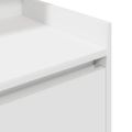 vidaXL Nočné skrinky s 2 zásuvkami 2 ks biele 38x34x80 cm