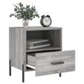 vidaXL Nočné stolíky 2 ks sivé sonoma 40x35x47,5 cm kompozitné drevo