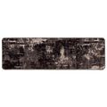 vidaXL Behúň MARSA Čierna 100 x 450 cm Polyester a PVC
