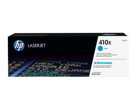 HP 410X tlačová kazeta azúrová veľká, CF411X