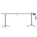 vidaXL Automatický gril s motorom, nehrdzavejúca oceľ 207x45x81 cm