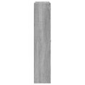 vidaXL Botník Sivý dub sonoma 59x17x81 cm spracované drevo