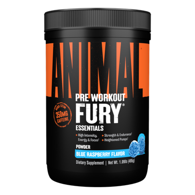 Animal Fury - Universal Nutrition, modrá malina, 495 g
