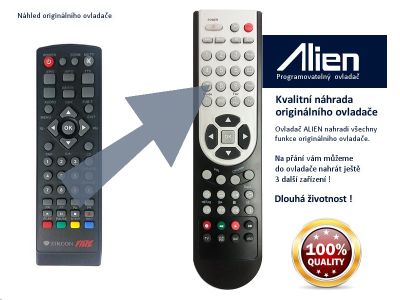 Diaľkový ovládač ALIEN STB Zircon FIRE