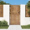 vidaXL Záhradná brána 100x175 cm, corten oceľ, štvorcový dizajn