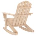 vidaXL Záhradná hojdacia stolička Adirondack jedľový masív