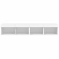 vidaXL TV skrinky s LED svetlami 2 ks biele 80x30x30 cm