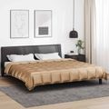 vidaXL Prikrývka na celý rok 200 x 200 cm 300 gsm Zlatá
