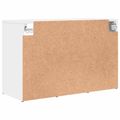 vidaXL Skriňa na topánky 77,5 x 30 x 51 cm Kompozitné drevo Biela