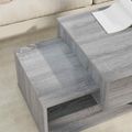 vidaXL Konferenčný stolík Sivý Sonoma 105 x 50 x 32,5 cm